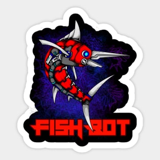 Fish marlin bot Sticker